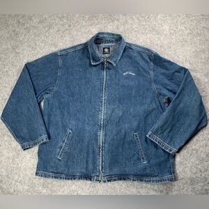 Dkny Men's Denim Zip Jacket - Blue